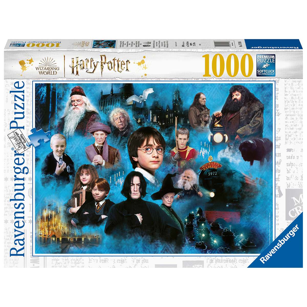 Puzzle Ravensburger Harry Potter Mundo Mágico de 1000 piezas