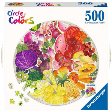 Puzzle Ravensburger Circular Frutas y Verduras de 500 piezas
