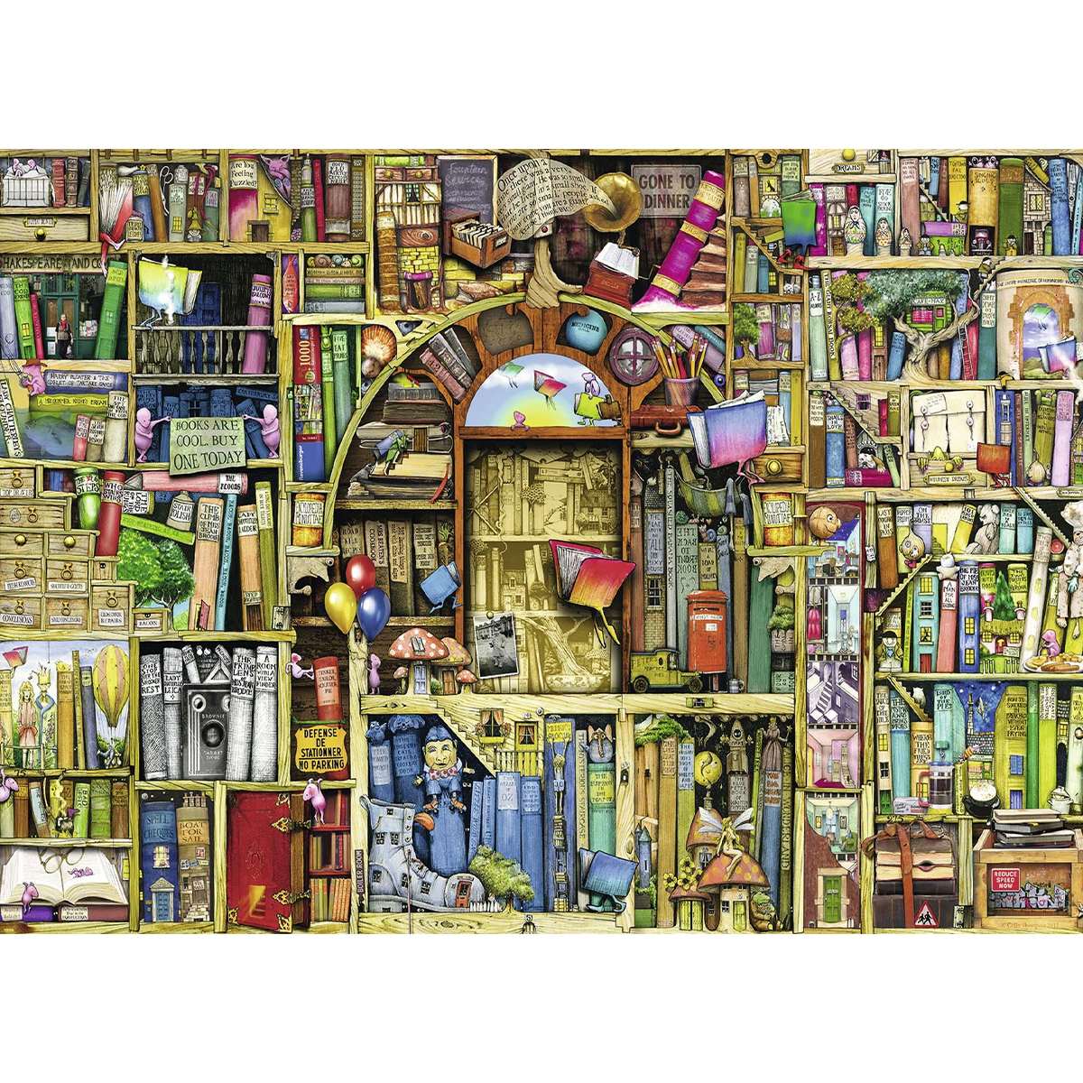 Puzzle Ravensburger Biblioteca Mágica II de 1000 piezas