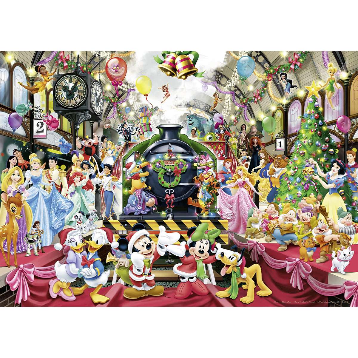 Puzzle Ravensburger Tren de Navidad Disney 1000 piezas