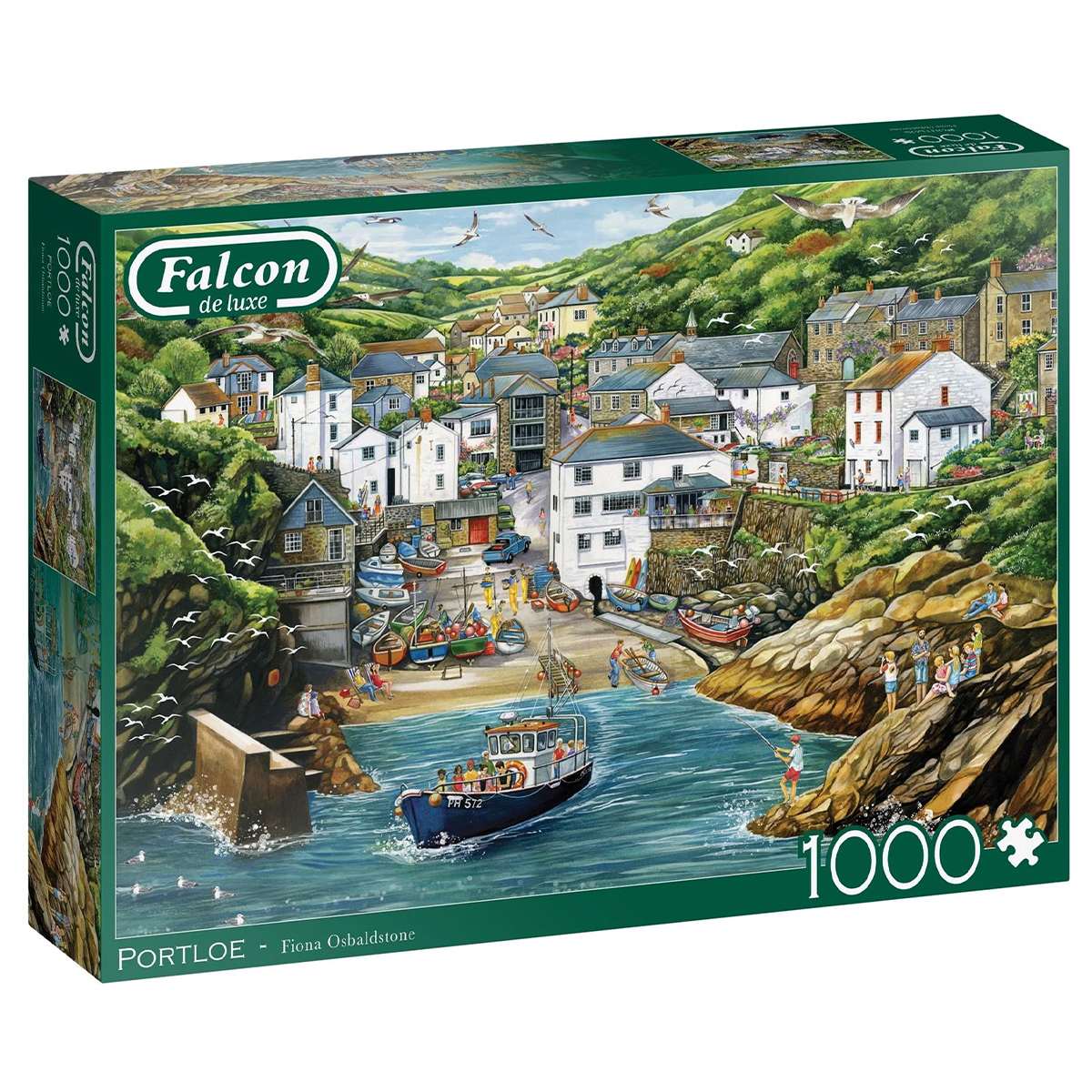 Puzzle Falcon Puerto de Portloe de 1000 piezas