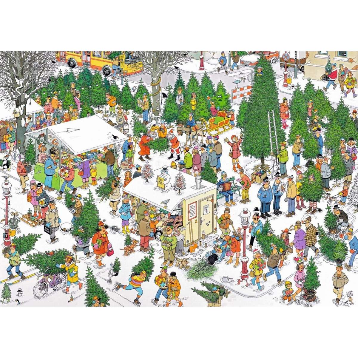 2 Puzzles Jan van Haasteren Regalos de Navidad de 1000 piezas