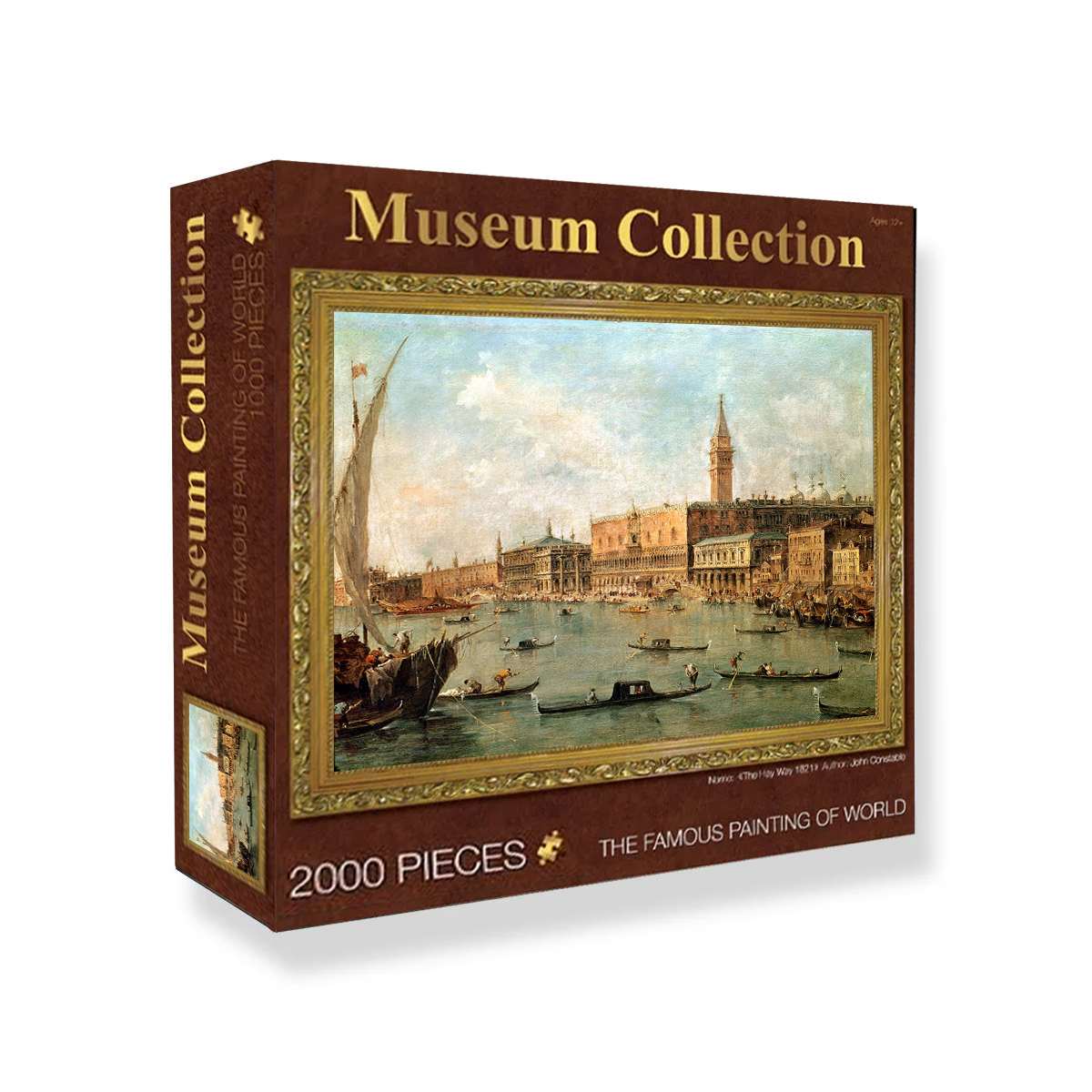 Puzzle Vista del Molo y el Palacio Ducal de 2000 piezas