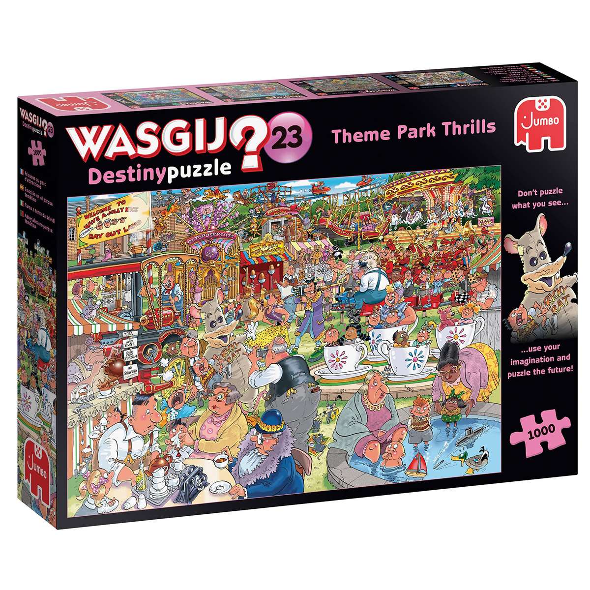 Puzzle Wasgij Destiny 23 Aventuras en el Parque de Atracciones de 1000 piezas