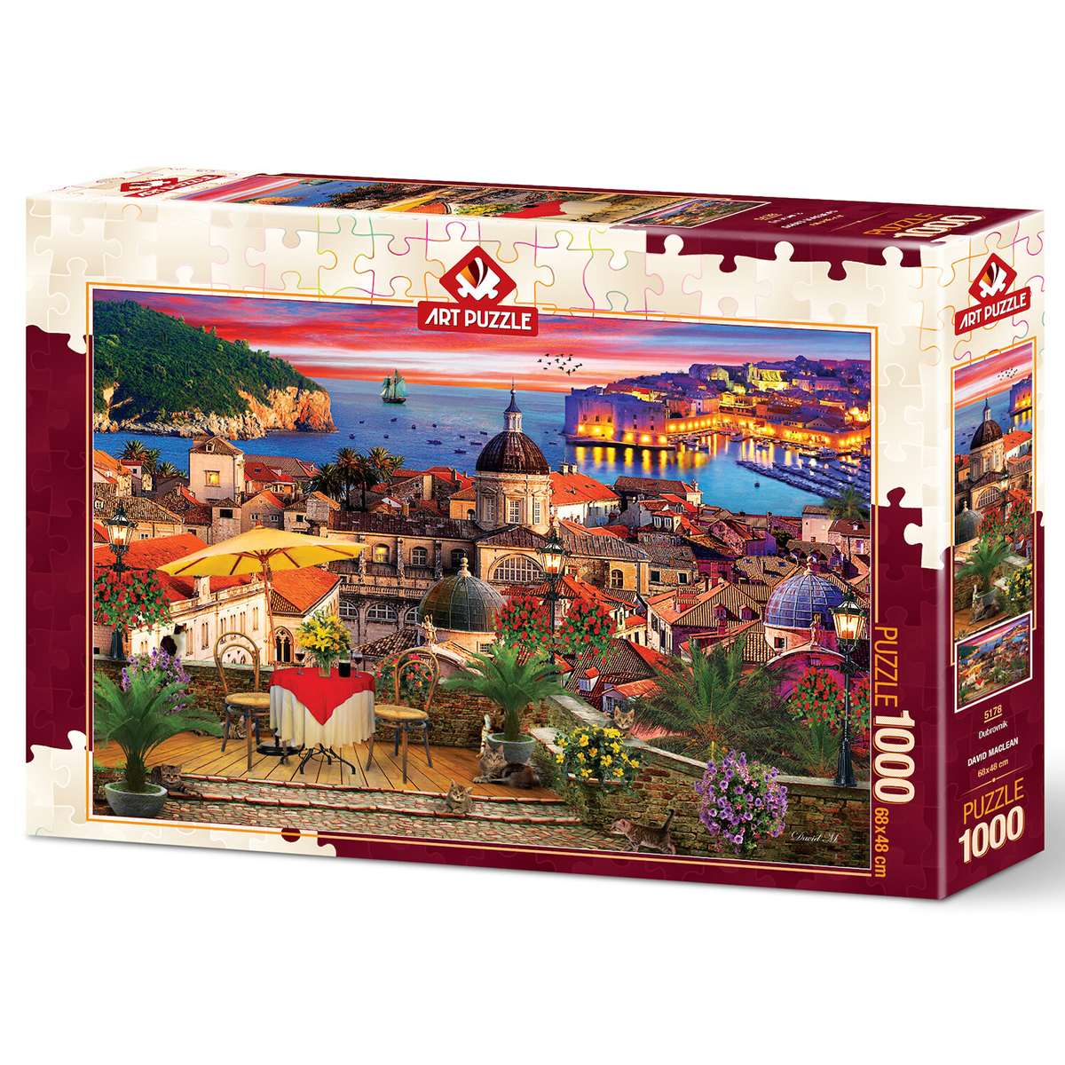 Puzzle Art Puzzle Dubrovnik de 1000 piezas