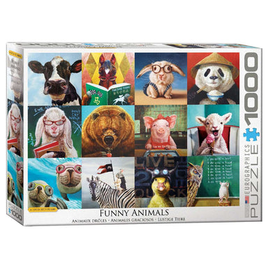 Puzzle Eurographics Animales Divertidos de 1000 piezas