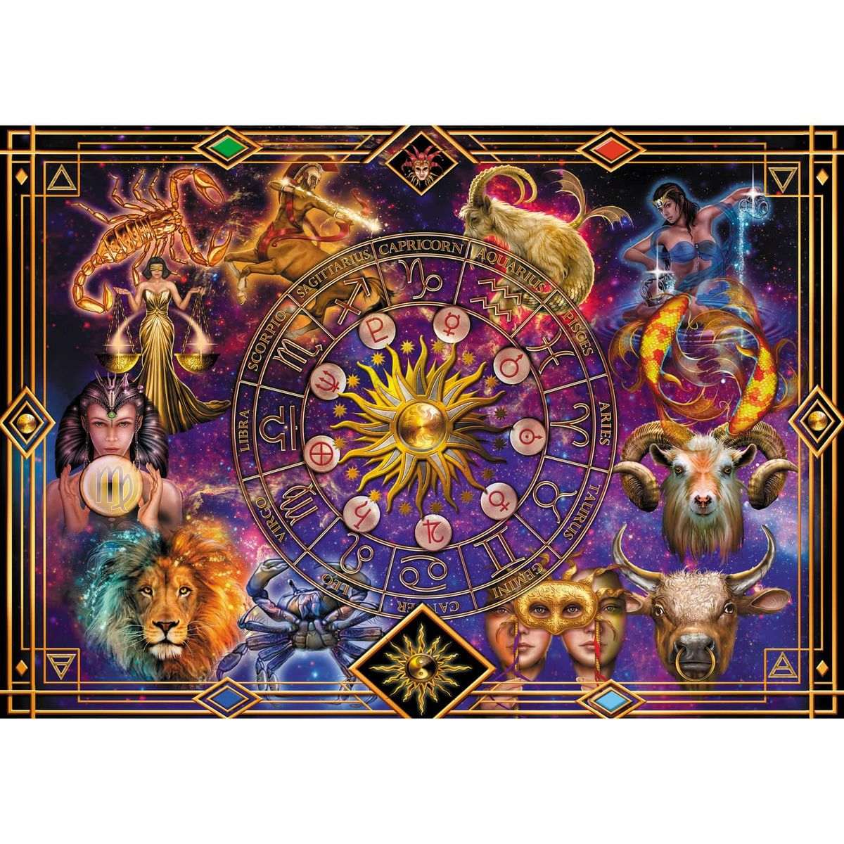 Puzzle Trefl Signos del Zodiaco de 1040 piezas