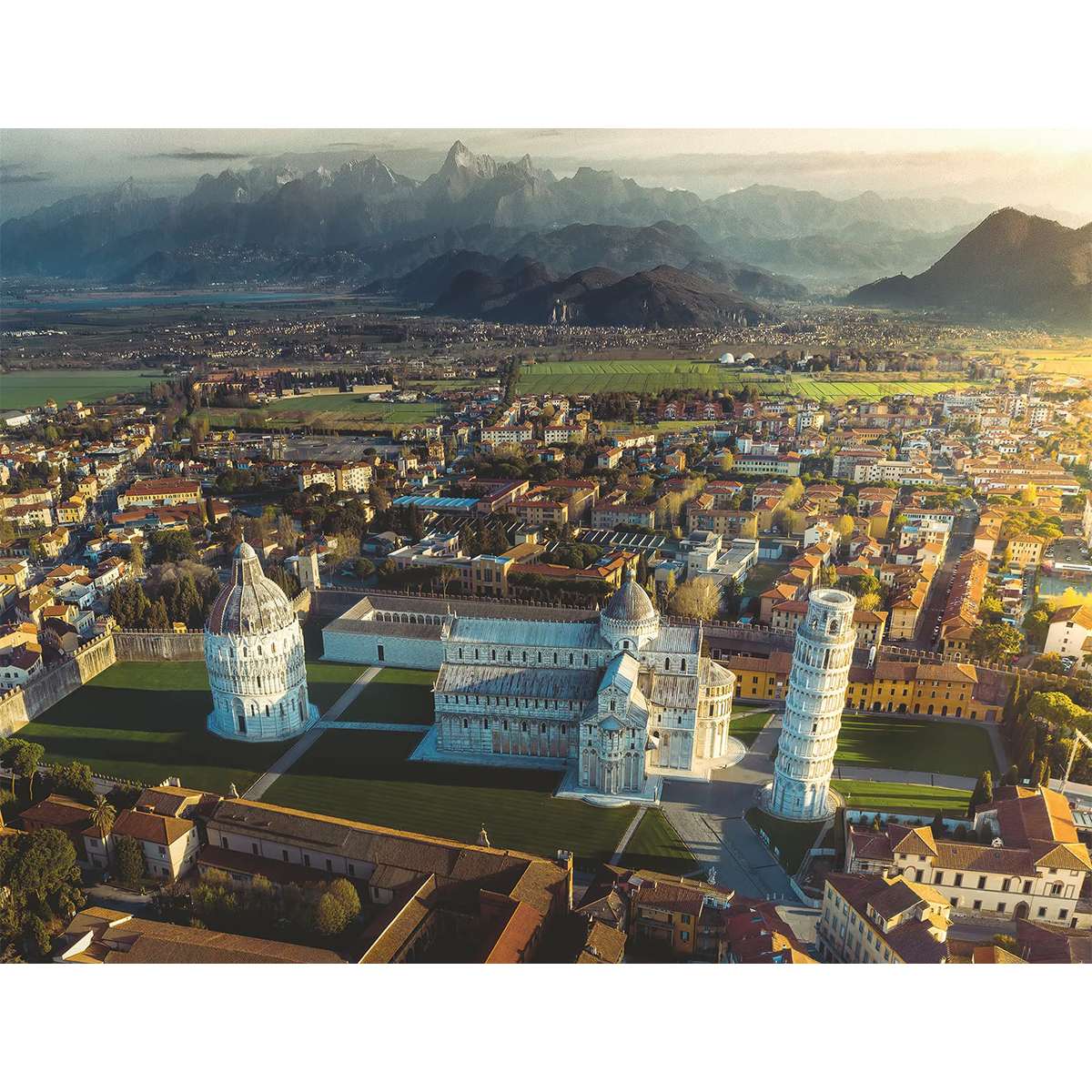 Puzzle Ravensburger Vistra de Pisa en Italia de 2000 piezas