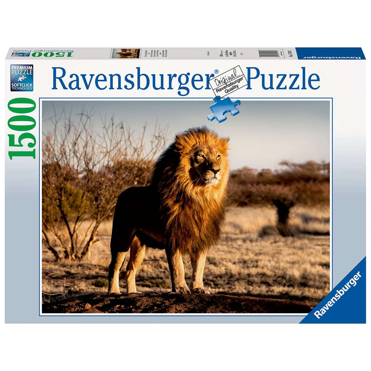 Puzzle Ravensburger El León Rey de los Animales de 1500 piezas