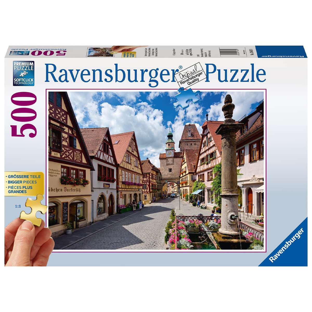 Puzzle Ravensburger Rothenburg de 500 piezas XXL