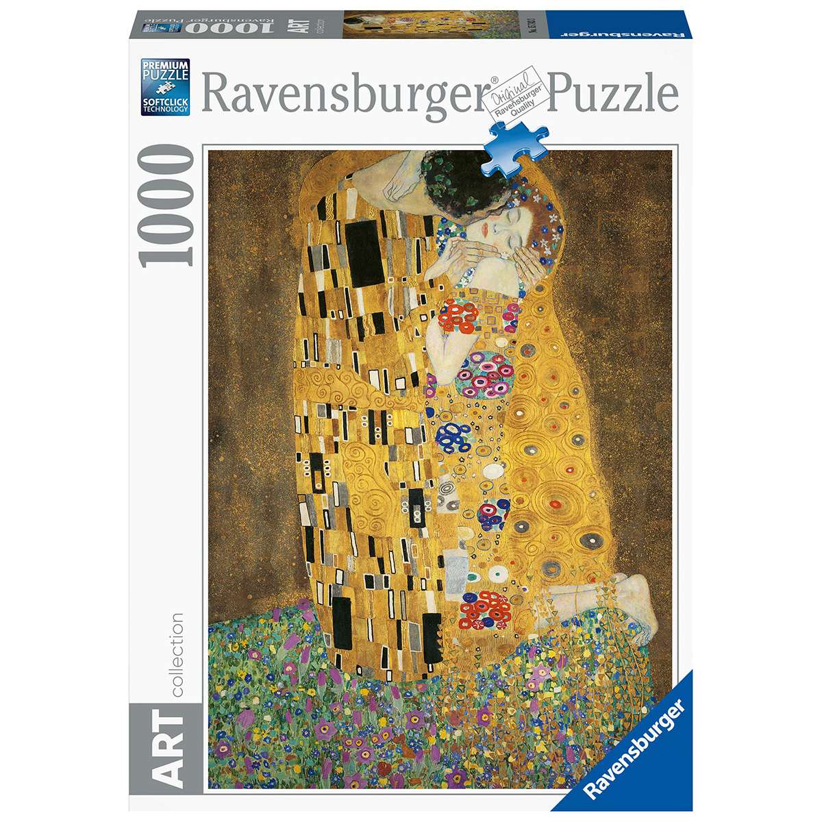 Puzzle Ravensburger El Beso de Gustav Klimt de 1000 piezas