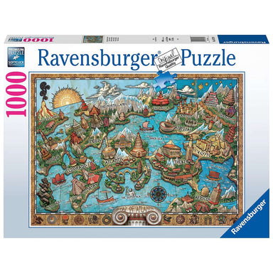 Puzzle Ravensburger El Misterio de la Atlántida de 1000 piezas
