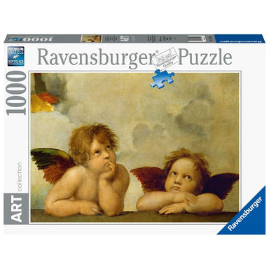 Puzzle Ravensburger Ángeles de la Madonna Sixtina de Rafael 1000 piezas