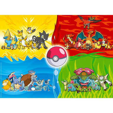 Puzzle Ravensburger Tipos de Pokémon de 150 piezas XXL