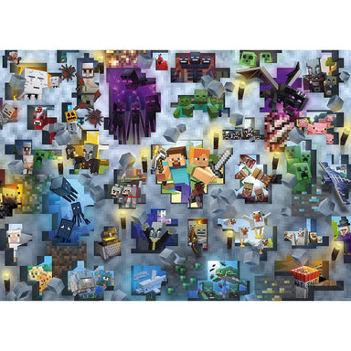 Puzzle Ravensburger Minecraft Mobs de 1000 piezas