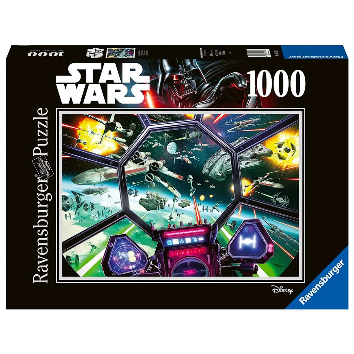 Puzzle Ravensburger Star Wars: TIE Fighter de 1000 piezas