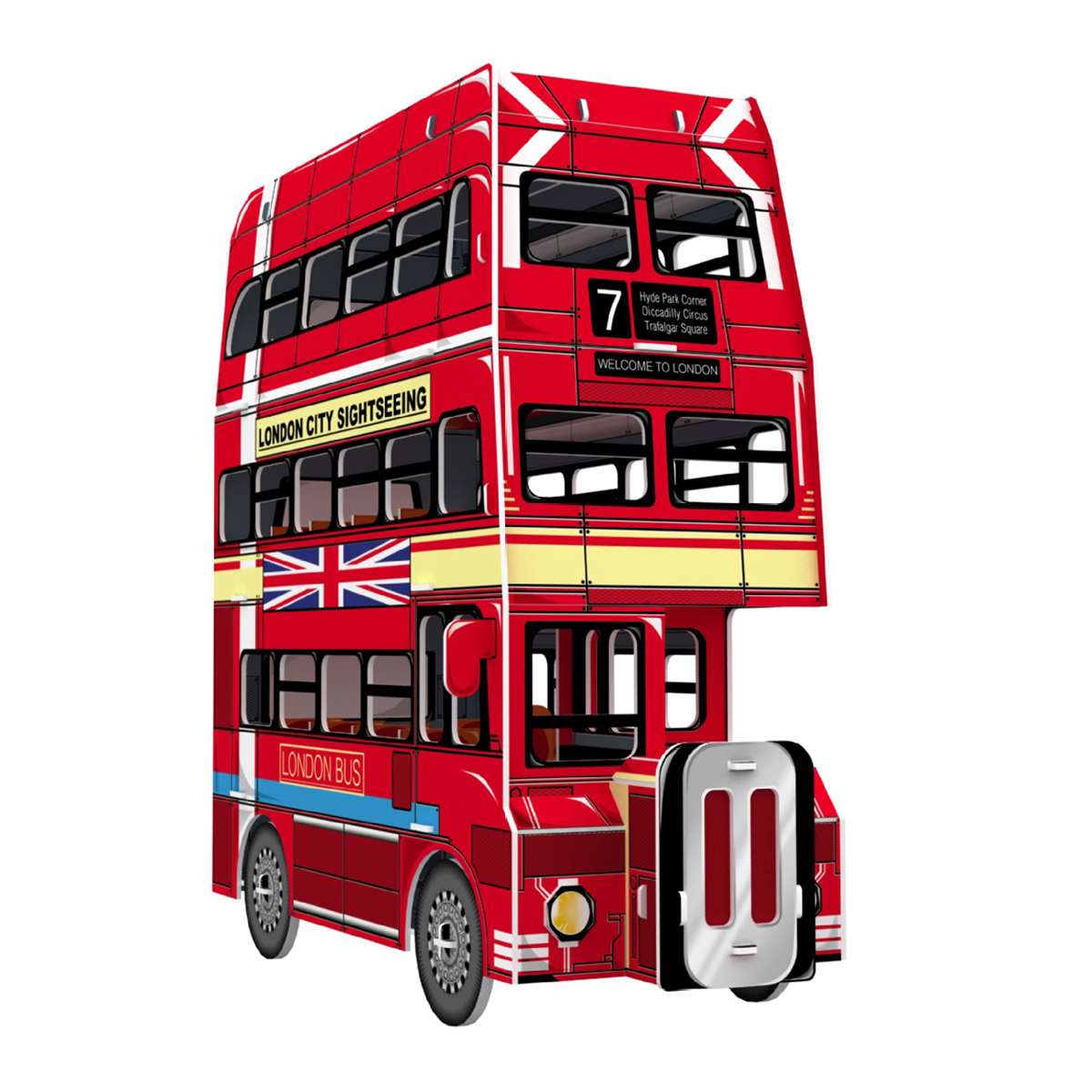 Maqueta autobús de Londres para montar double-decker
