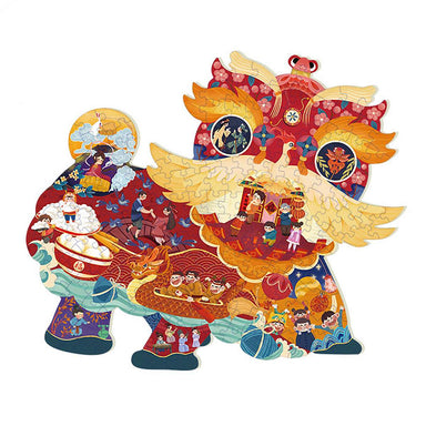 Puzzle Cultura Oriental Danza del León de 212 piezas
