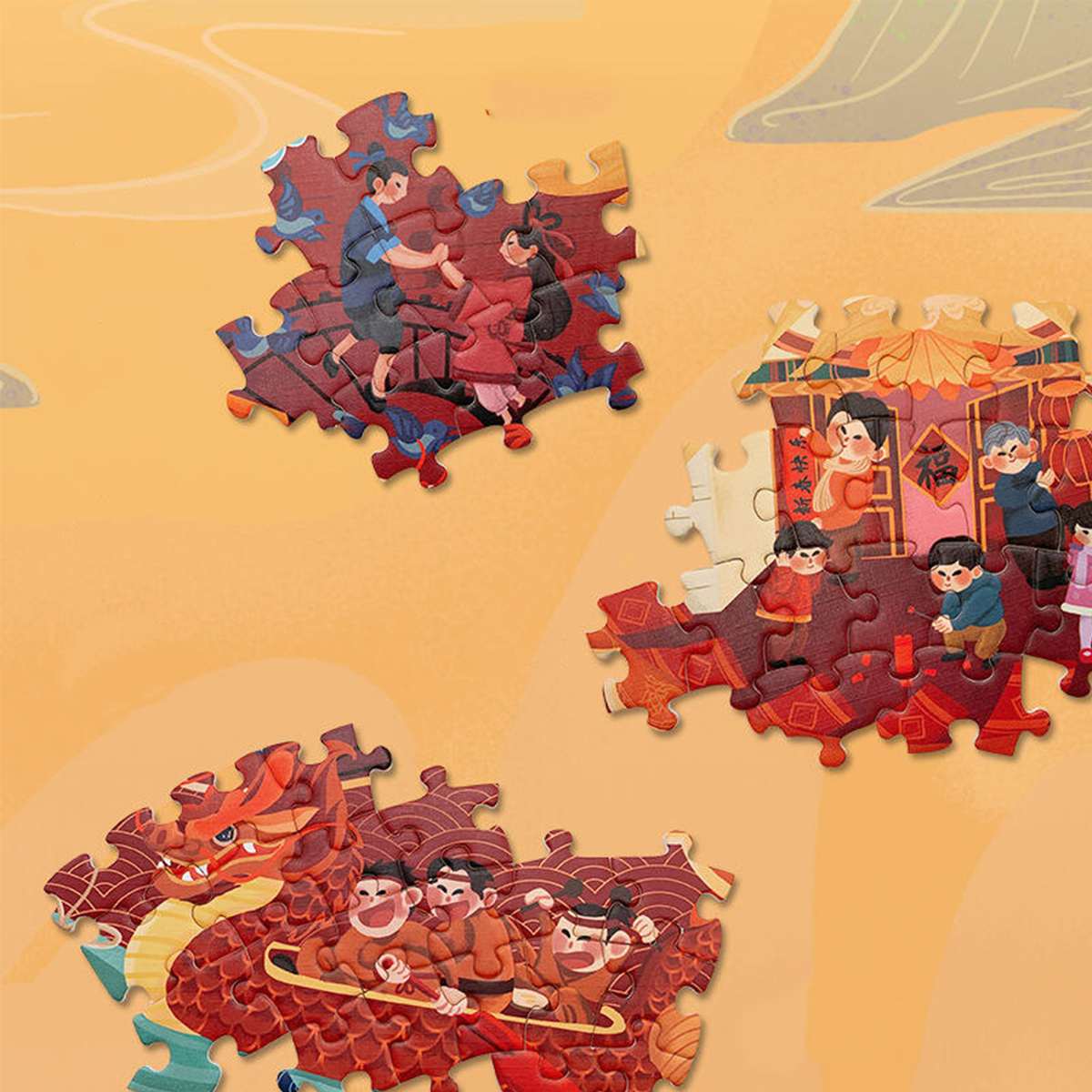Puzzle Cultura Oriental Dragón de 313 piezas
