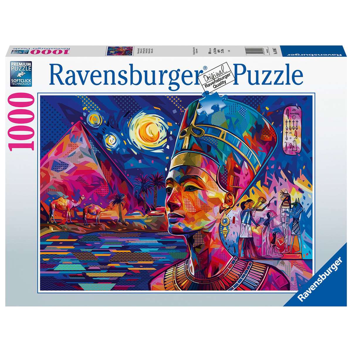 Puzzle Ravensburger Nefertiti en el Nilo de 1000 piezas