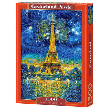 Puzzle Castorland Celebración en París de 1500 piezas