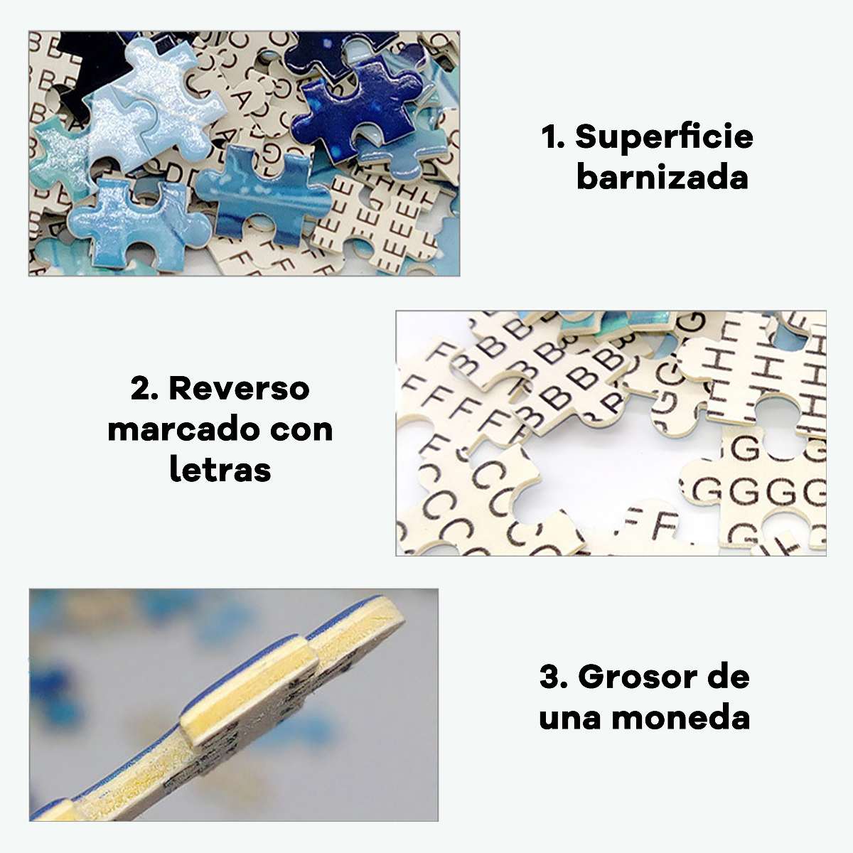 Puzzle de Madera Tarot Kingdom de 1000 piezas