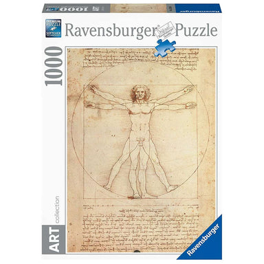 Puzzle Ravensburger El Hombre de Vitruvio de 1000 piezas