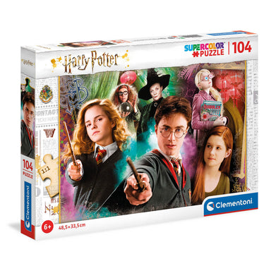 Puzzle Clementoni Harry Potter Clase de Magia de 104 piezas