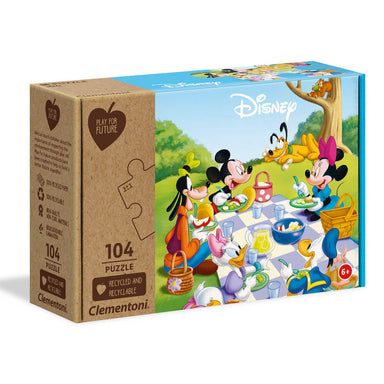 Puzzle Disney Picnic con Mickey de 104 piezas