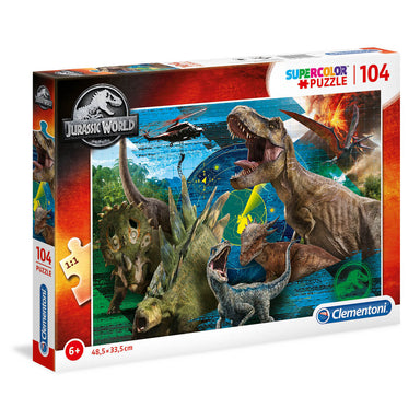 Puzzle Clementoni Jurassic World de 104 piezas