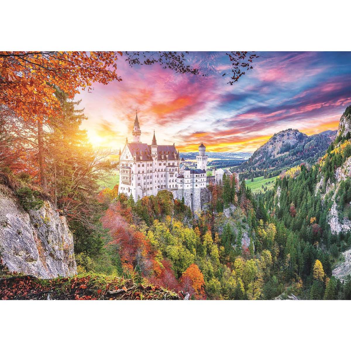 Puzzle Trefl Castillo de Neuschwanstein de 500 piezas