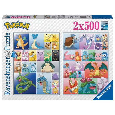 2 Puzzles Ravensburger Pokémon de 500 piezas