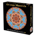 Puzzle Redondo Mandala Naranja de 500 piezas