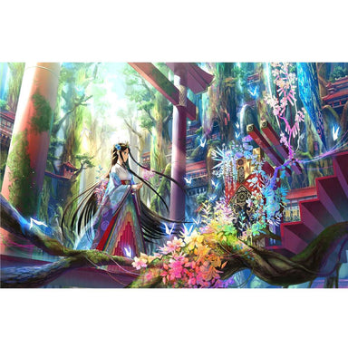 Puzzle de madera Anime Fantasía del Bosque de 1000 piezas