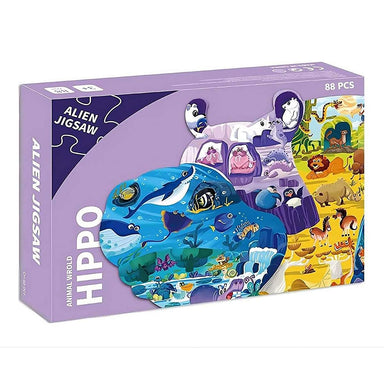 Puzzle Infantil Hipopótamo de 88 piezas