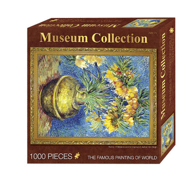 Puzzle Corona Imperial en Jarrón de Cobre de Van Gogh de 1000 piezas