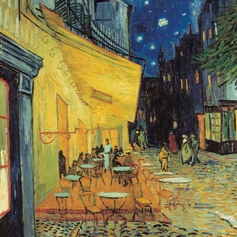 Puzzle Clementoni Terraza de Café por la Noche de Van Gogh 1000 piezas