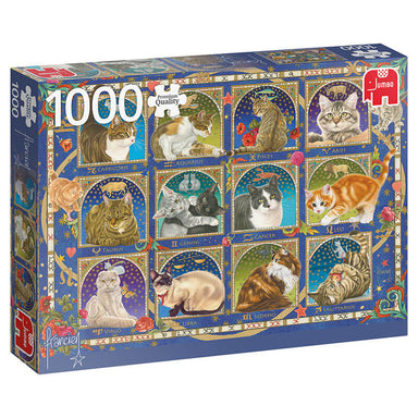 Puzzle Jumbo Horóscopo de Gatos de 1000 piezas