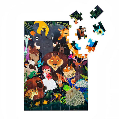 Puzzle Infantil Animles de Cuento de 56 piezas con Estuche Regalo