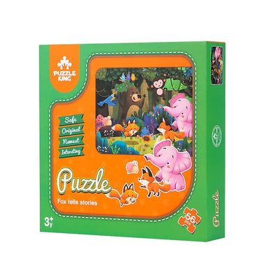 Puzzle Infantil Historias del Bosque de 56 piezas