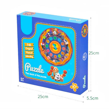Puzzle Infantil redondo El Reloj de 27 piezas