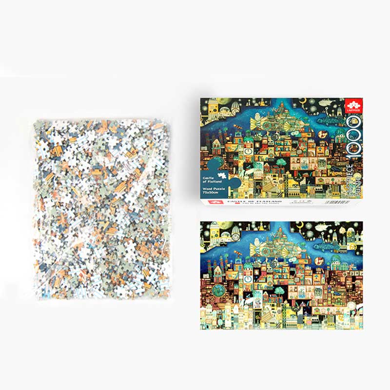 Puzzle de madera Ghibli All de 1000 piezas