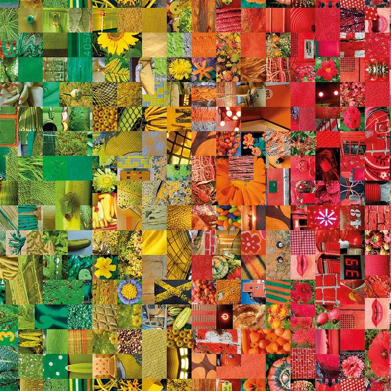 Puzzle Clementoni Collage Colorboom de 1000 piezas