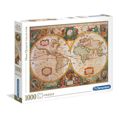 Puzzle Clementoni Mapa Antiguo de 1000 piezas