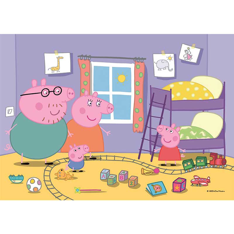 2 Puzzles de Peppa Pig de 20 piezas