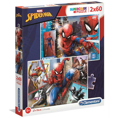 2 Puzzles de SpiderMan de 60 piezas