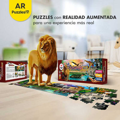 Puzzle Infantil con Realidad Aumentada Animales Salvajes