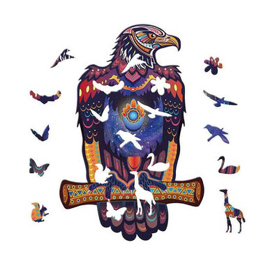 Puzzle de Madera con figuras de animales Aguila